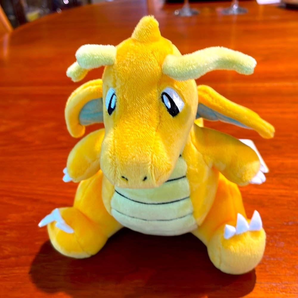 Pokémon Dragonite plush from Pocket Monsters  9”